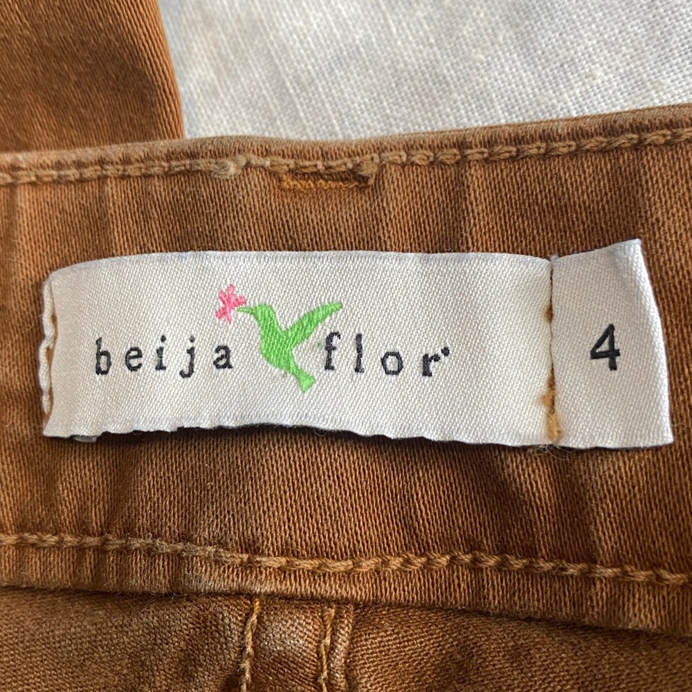 BEIJA FLOR Brown Jennifer High Waisted Skinny Jeans Sz 4 - Picture 9 of 16